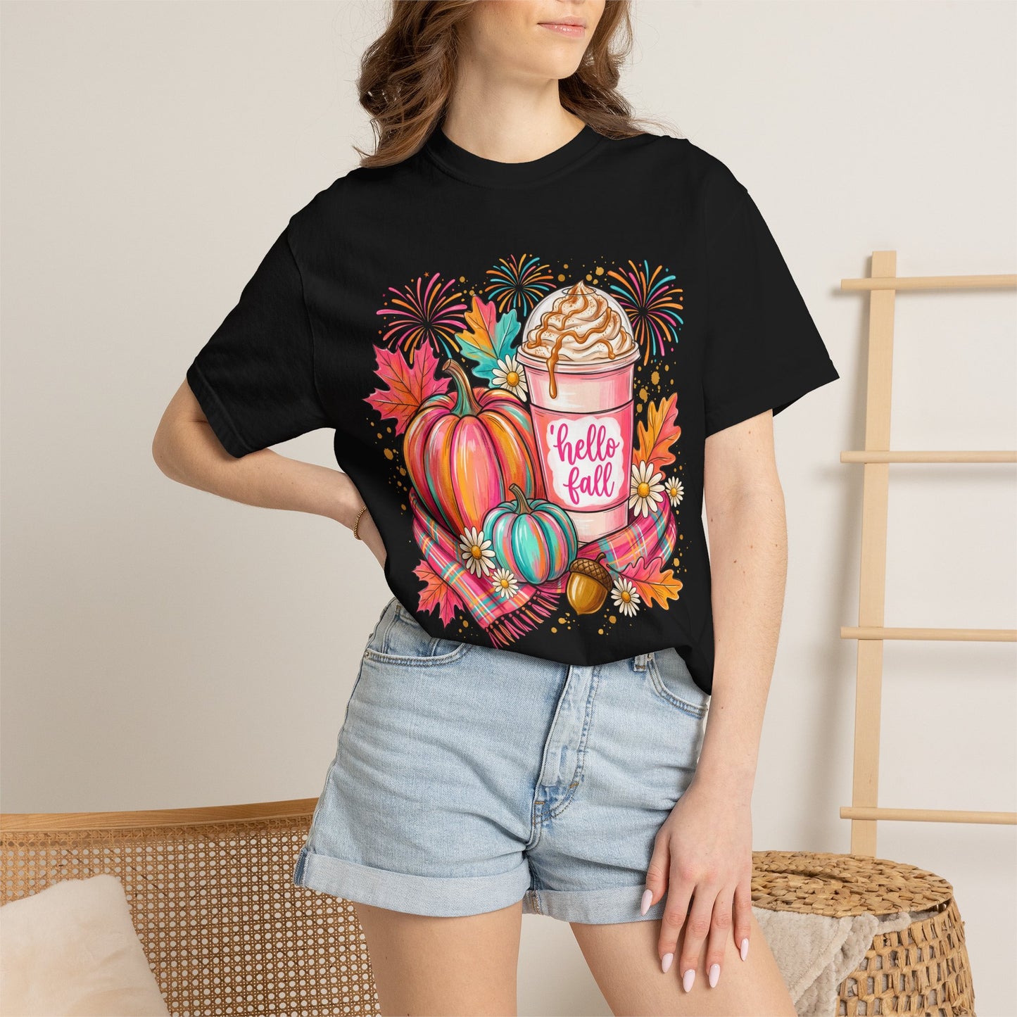 Hello Fall Pumpkin Latte T-Shirt