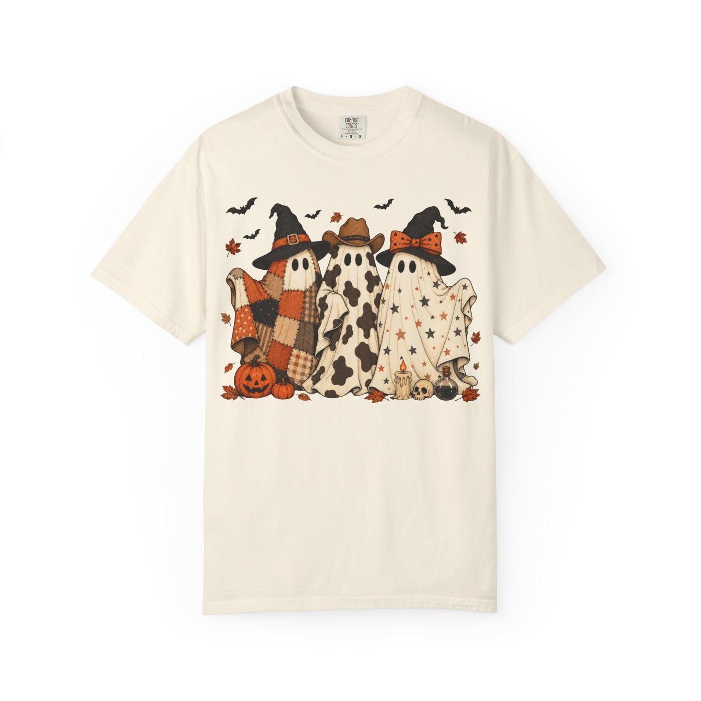 Comfort Colors Halloween Ghost Trio T-Shirt