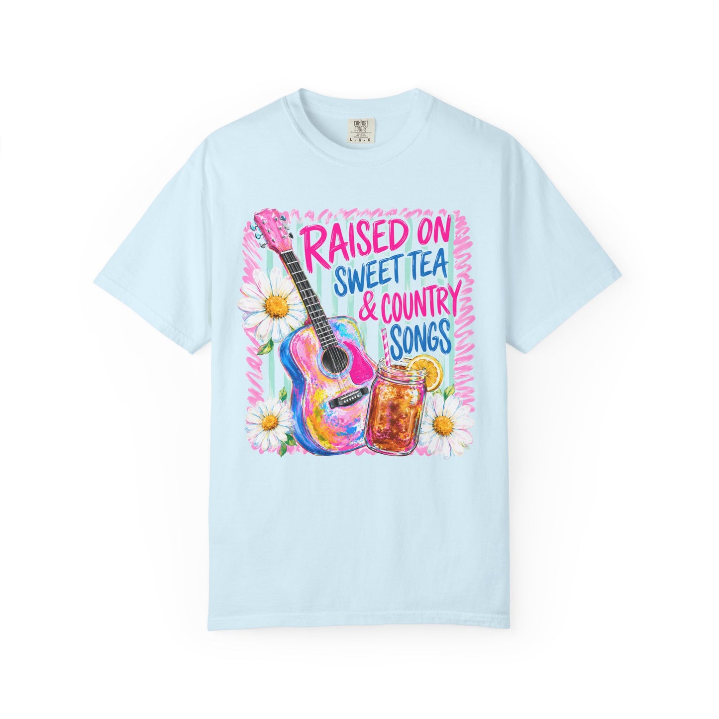Comfort Colors Raised on Sweet Tea & Country Songs T-Shirt