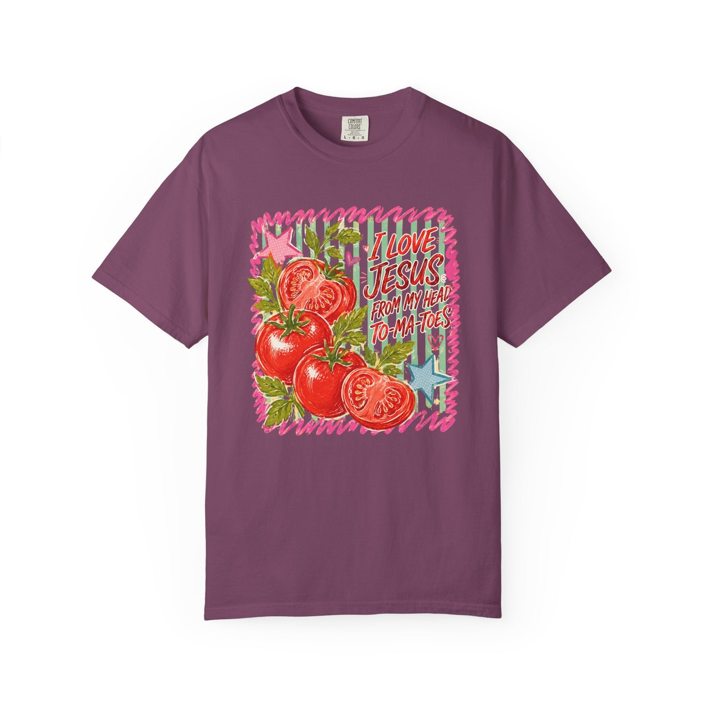 Comfort Colors Jesus Tomato Graphic Tee