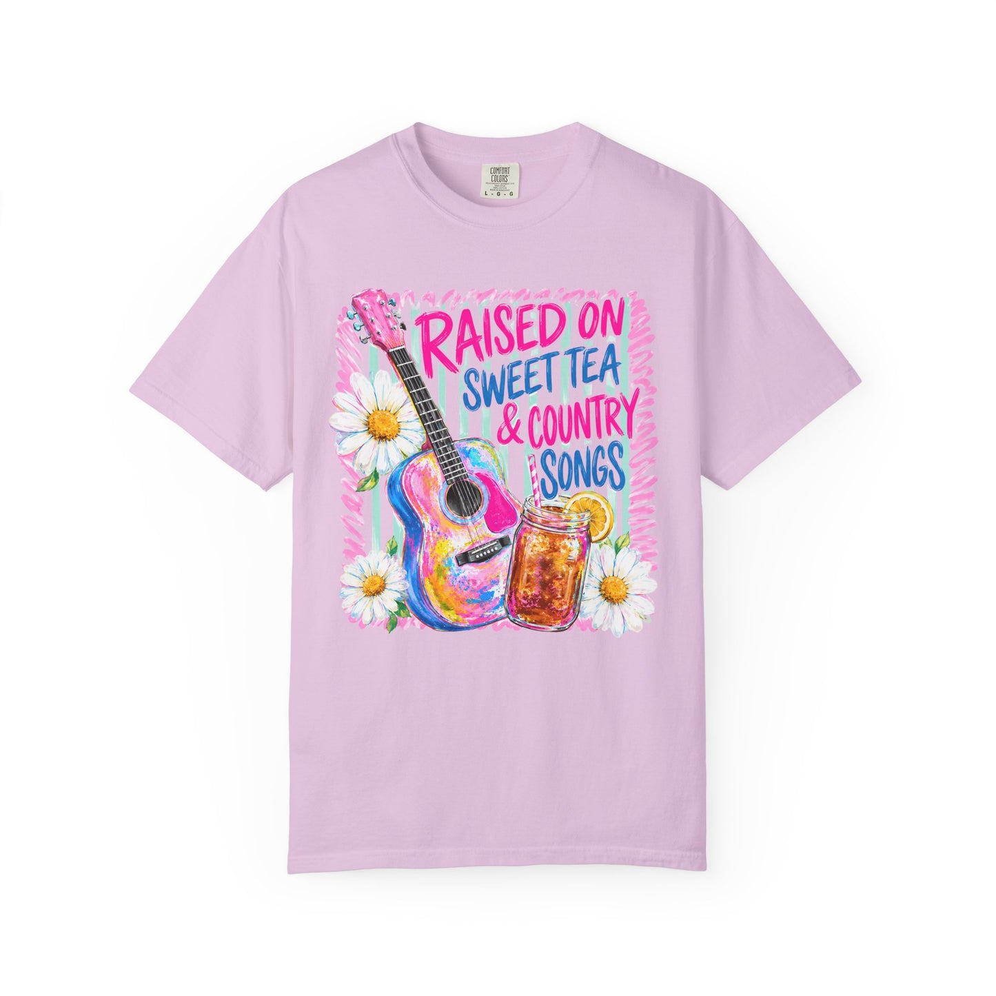 Comfort Colors Raised on Sweet Tea & Country Songs T-Shirt