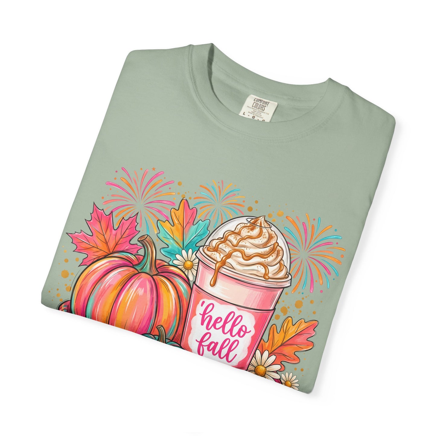 Hello Fall Pumpkin Latte T-Shirt