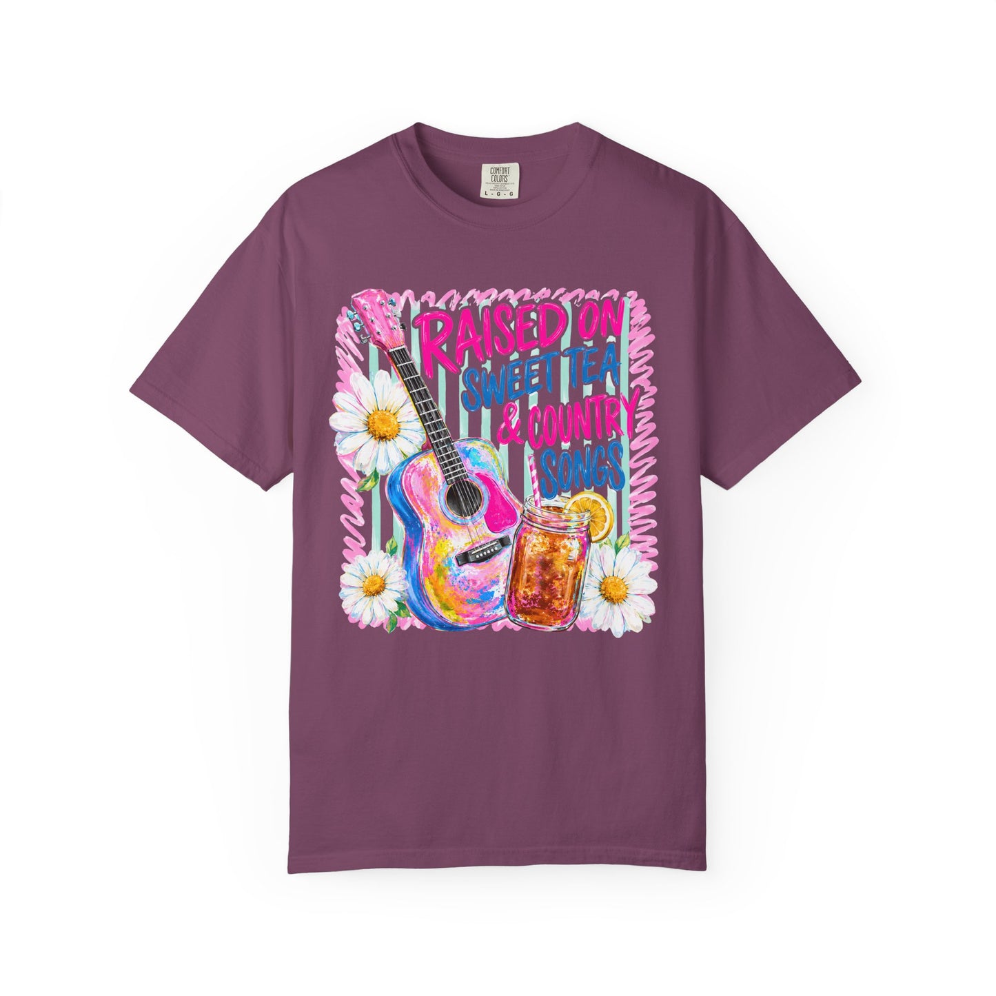 Comfort Colors Raised on Sweet Tea & Country Songs T-Shirt