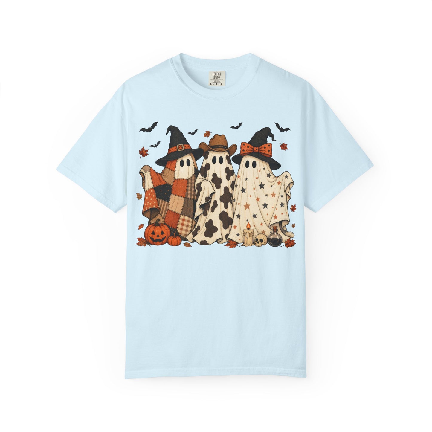 Comfort Colors Halloween Ghost Trio T-Shirt