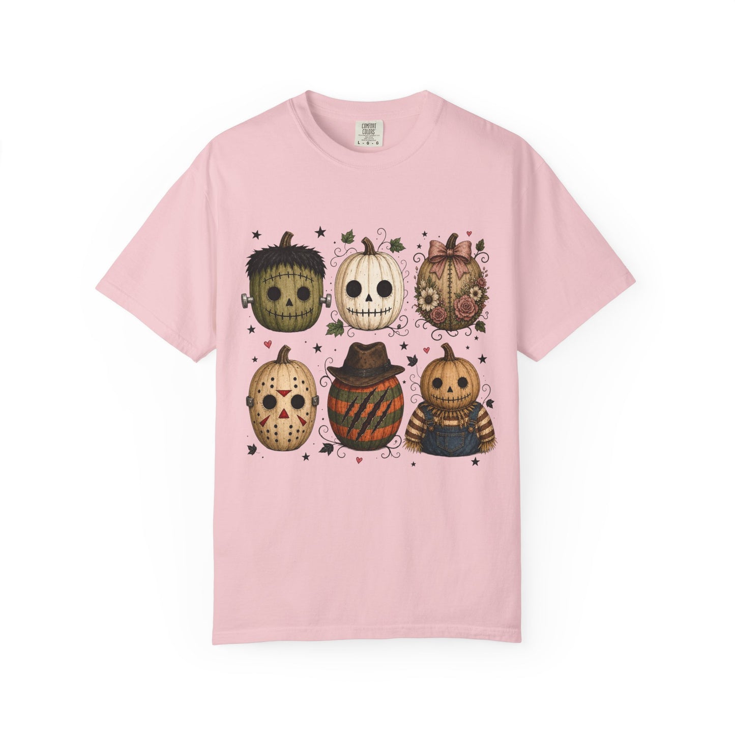 Comfort Colors Halloween Pumpkin Mask T-Shirt