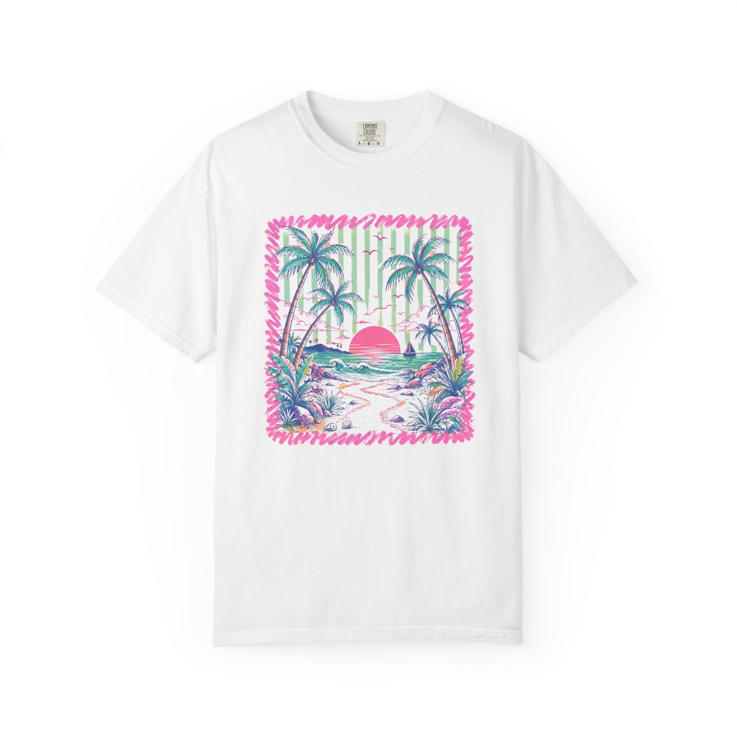 Comfort Colors sunset tee