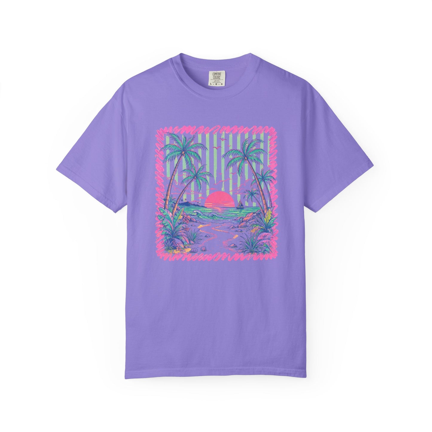 Comfort Colors sunset tee