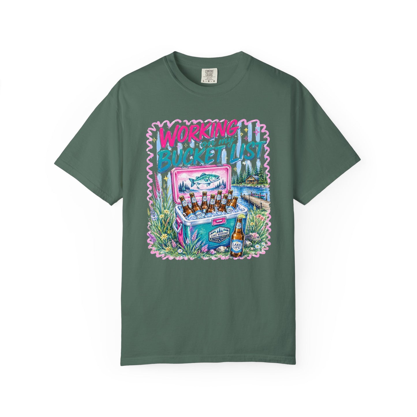 Comfort Colors Working on My Bucket List T-Shirt