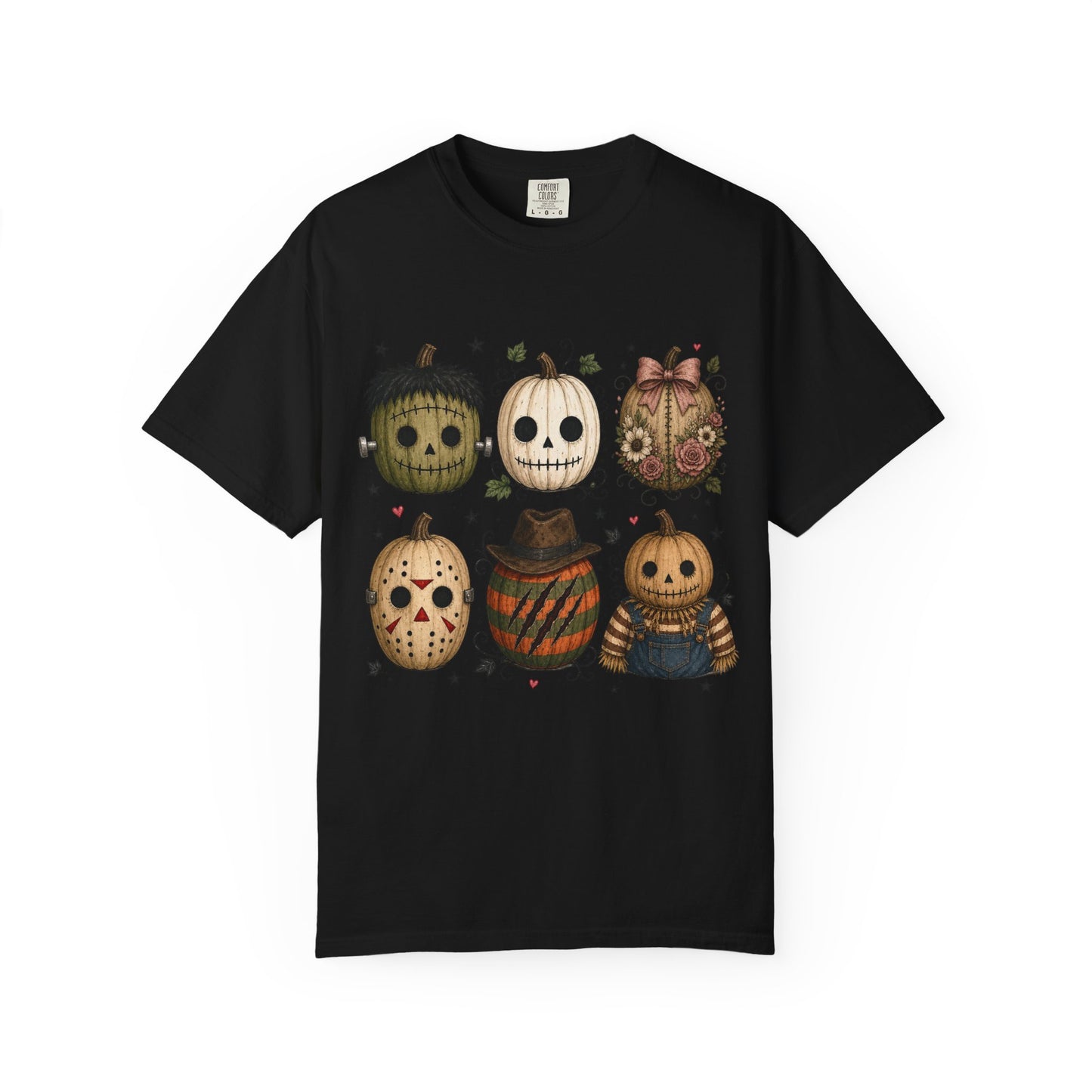 Comfort Colors Halloween Pumpkin Mask T-Shirt