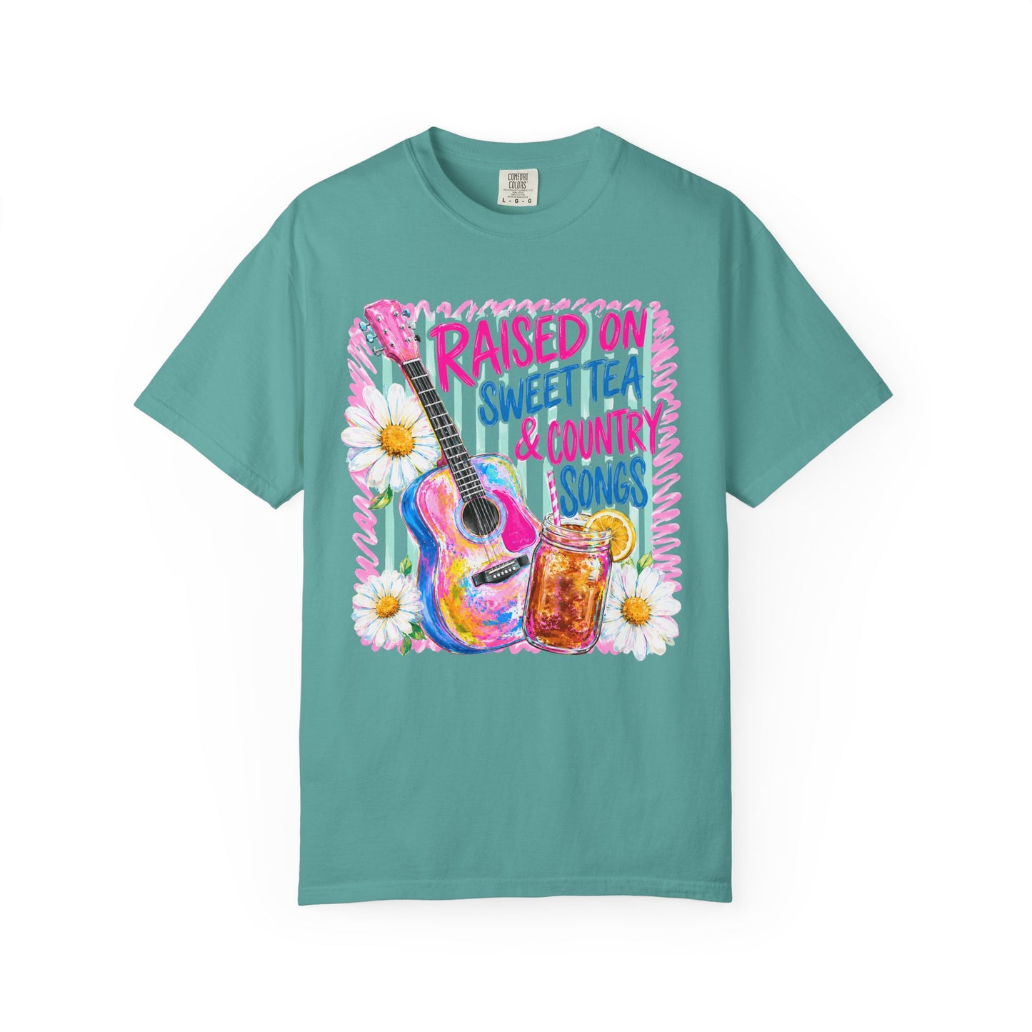 Comfort Colors Raised on Sweet Tea & Country Songs T-Shirt