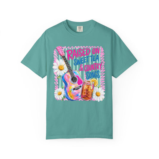 Comfort Colors Raised on Sweet Tea & Country Songs T-Shirt