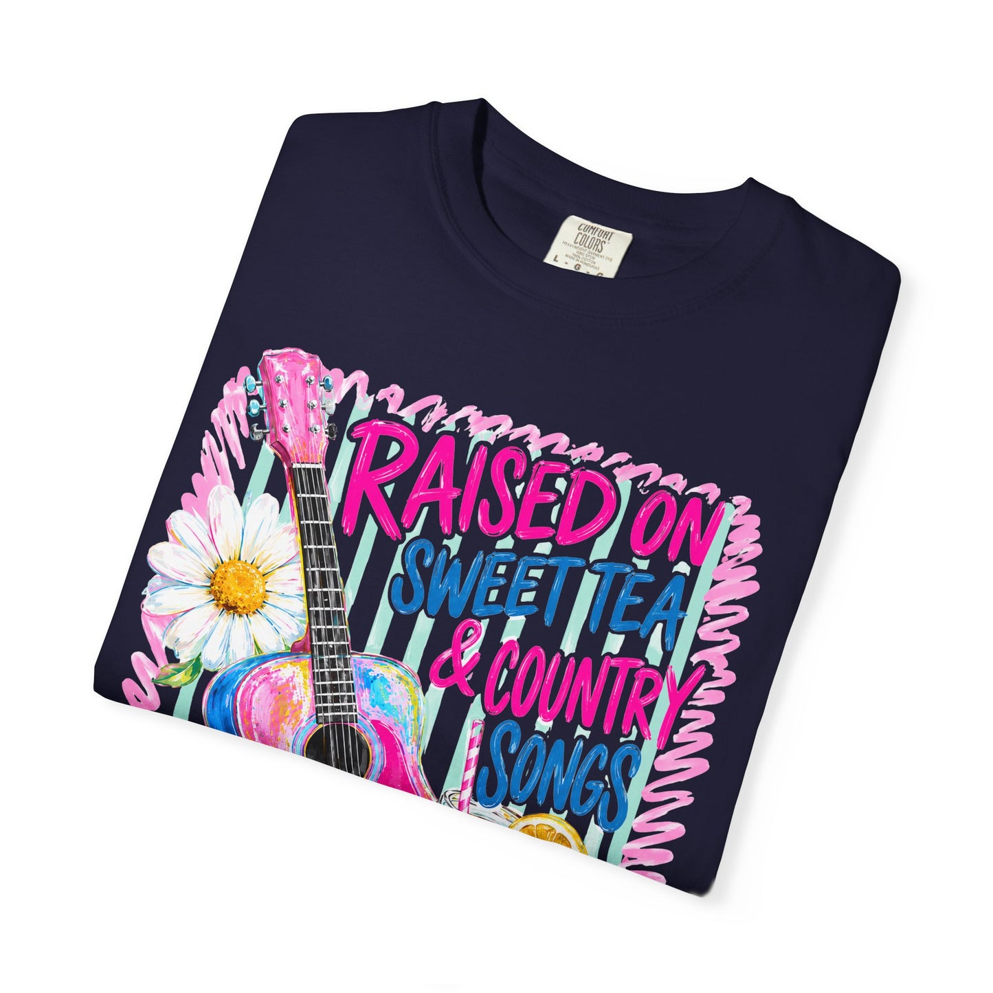 Comfort Colors Raised on Sweet Tea & Country Songs T-Shirt