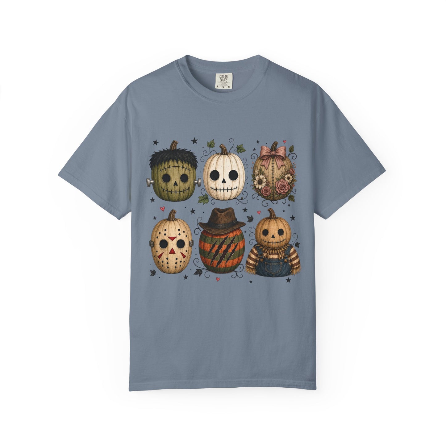 Comfort Colors Halloween Pumpkin Mask T-Shirt
