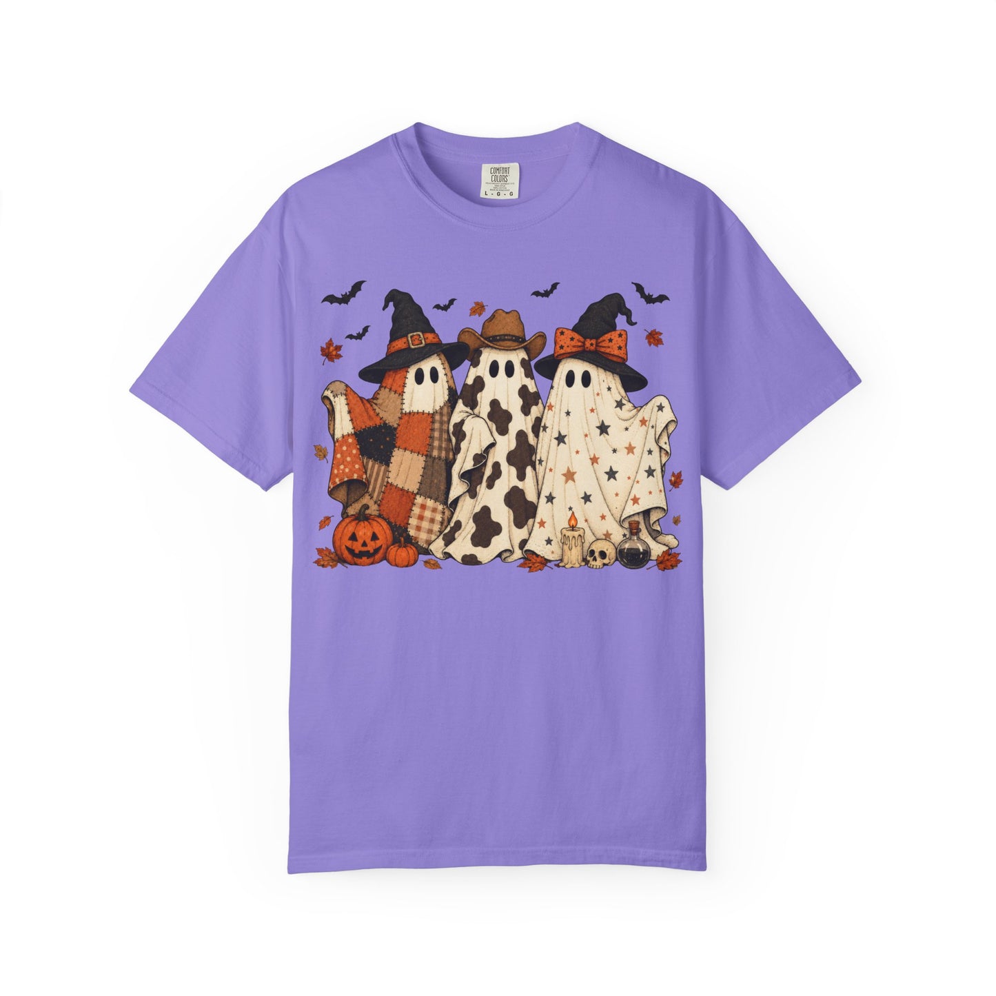 Comfort Colors Halloween Ghost Trio T-Shirt