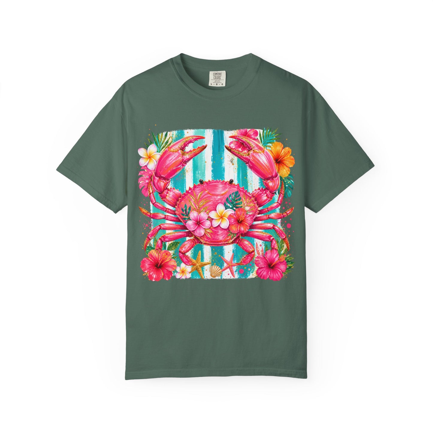 Comfort Colors Tropical Crab Shirt
