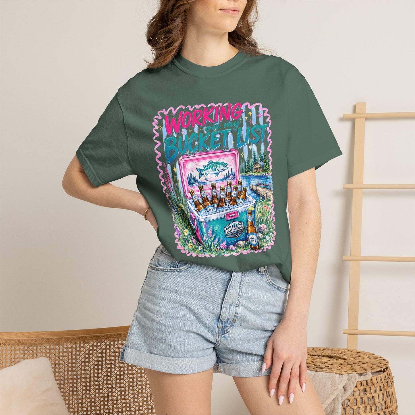 Comfort Colors Working on My Bucket List T-Shirt