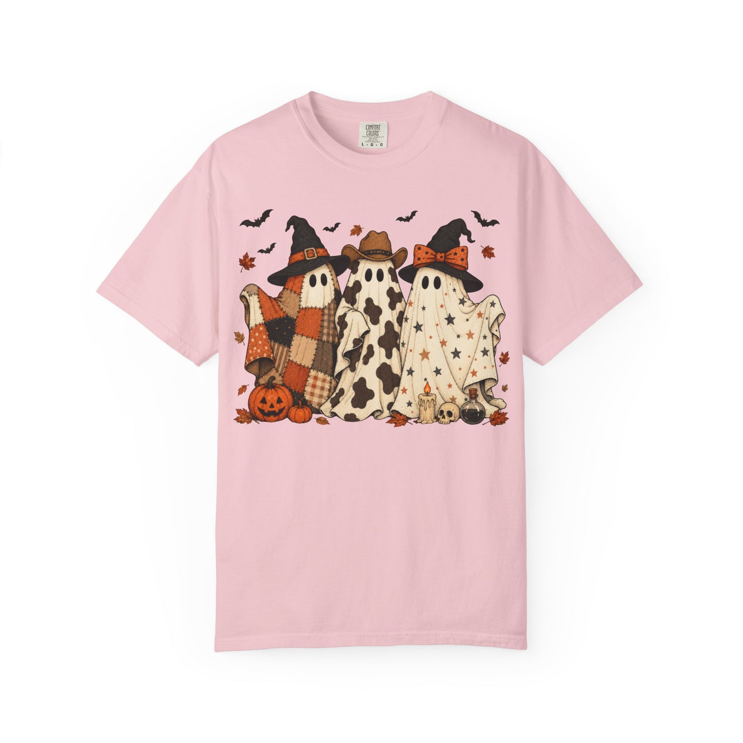 Comfort Colors Halloween Ghost Trio T-Shirt