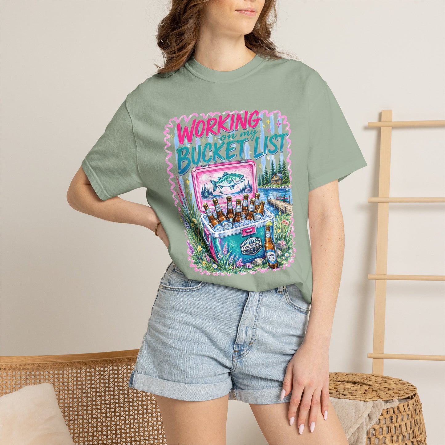 Comfort Colors Working on My Bucket List T-Shirt