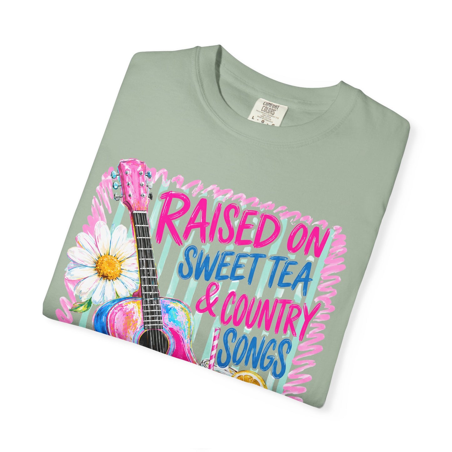 Comfort Colors Raised on Sweet Tea & Country Songs T-Shirt