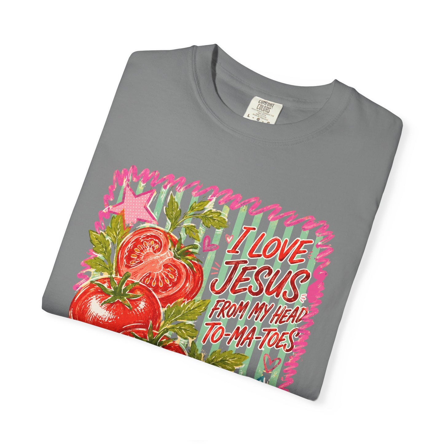 Comfort Colors Jesus Tomato Graphic Tee