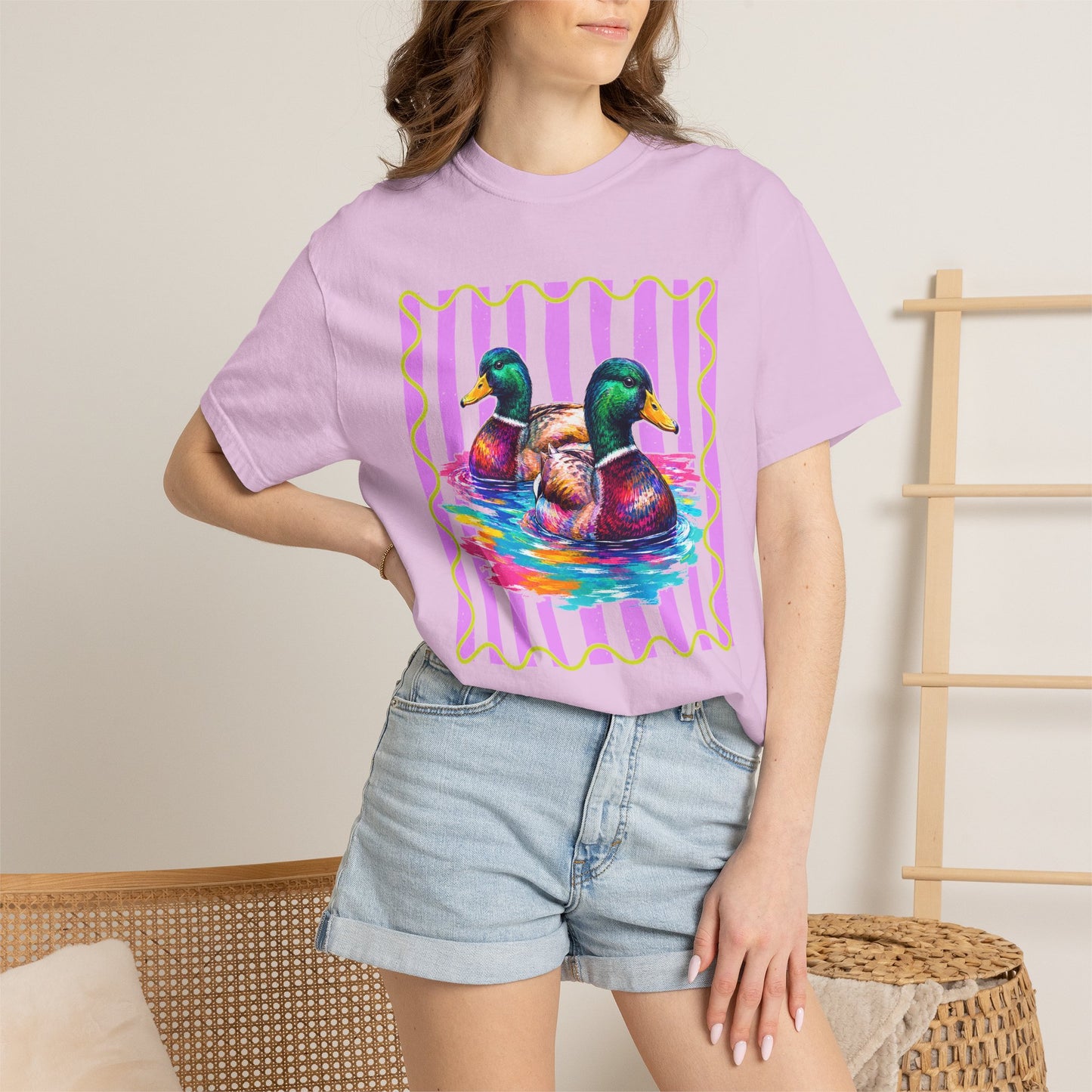 Comfort Colors Mallard Ducks Graphic T-Shirt