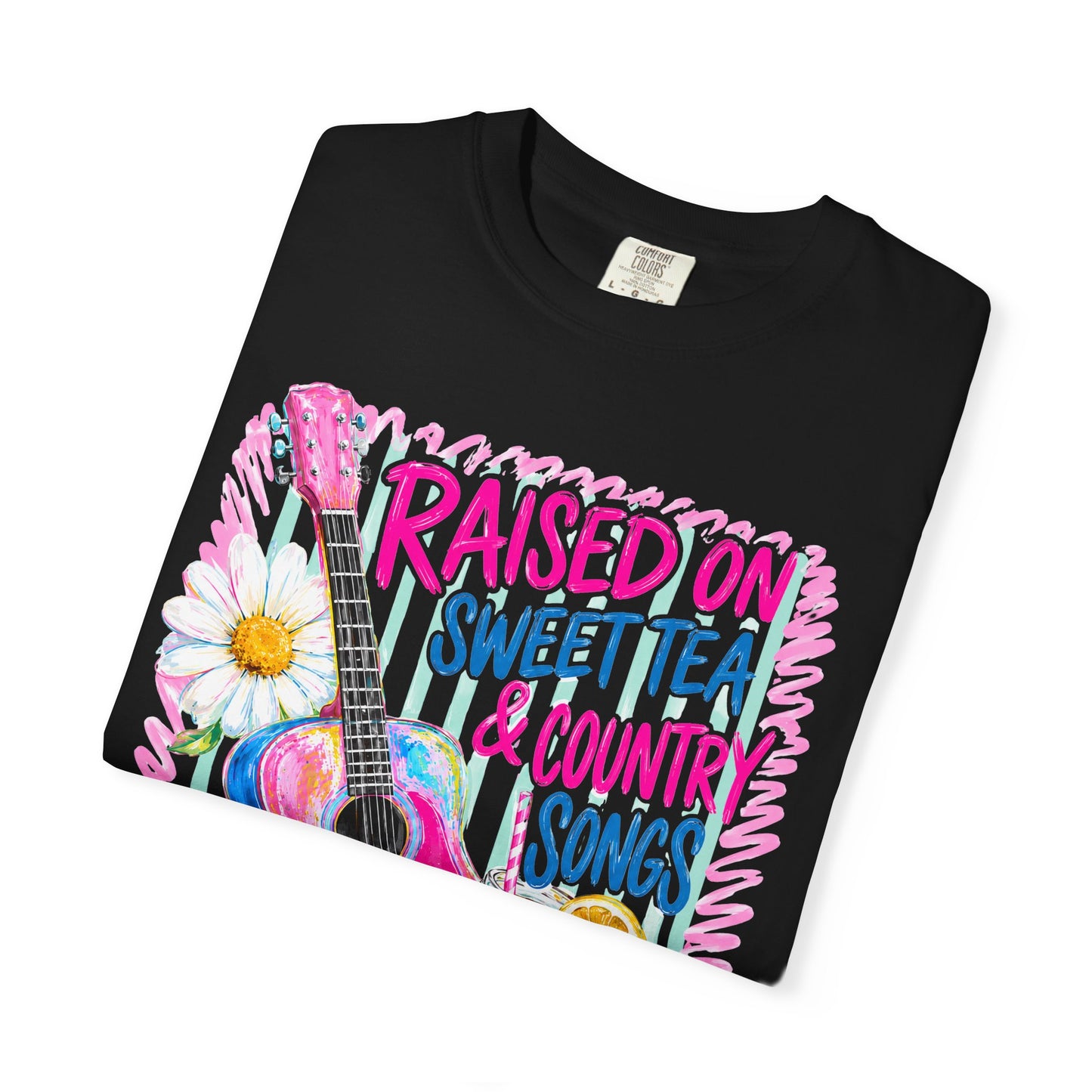 Comfort Colors Raised on Sweet Tea & Country Songs T-Shirt