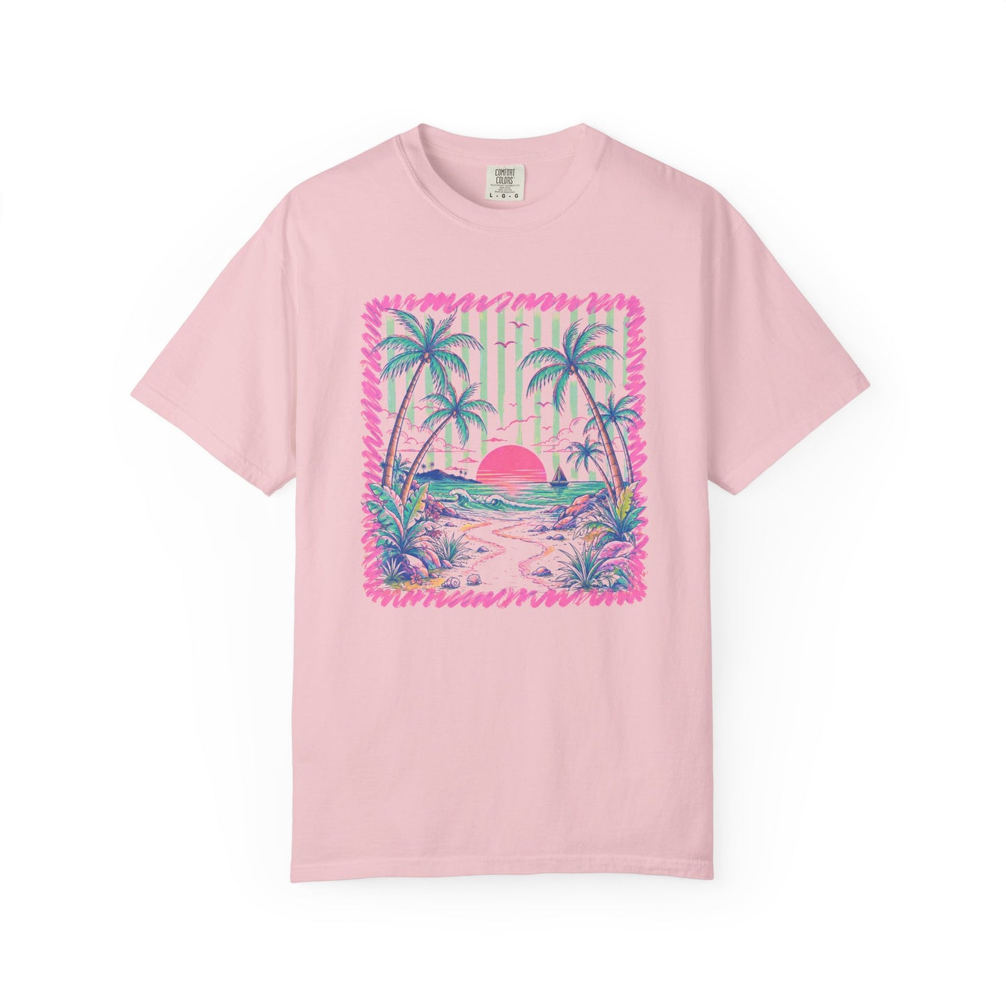 Comfort Colors sunset tee