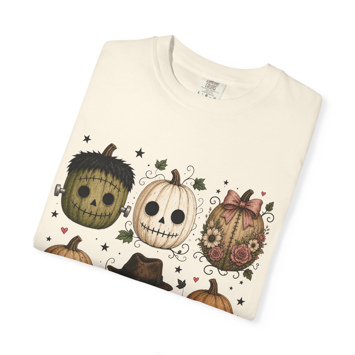 Comfort Colors Halloween Pumpkin Mask T-Shirt