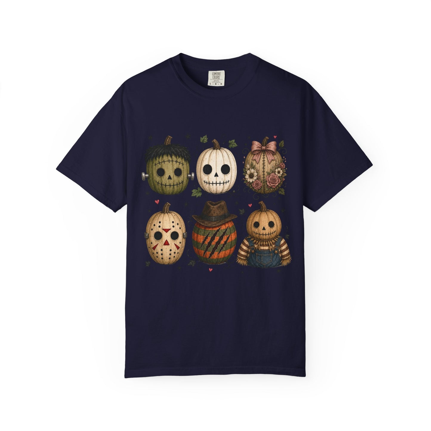 Comfort Colors Halloween Pumpkin Mask T-Shirt