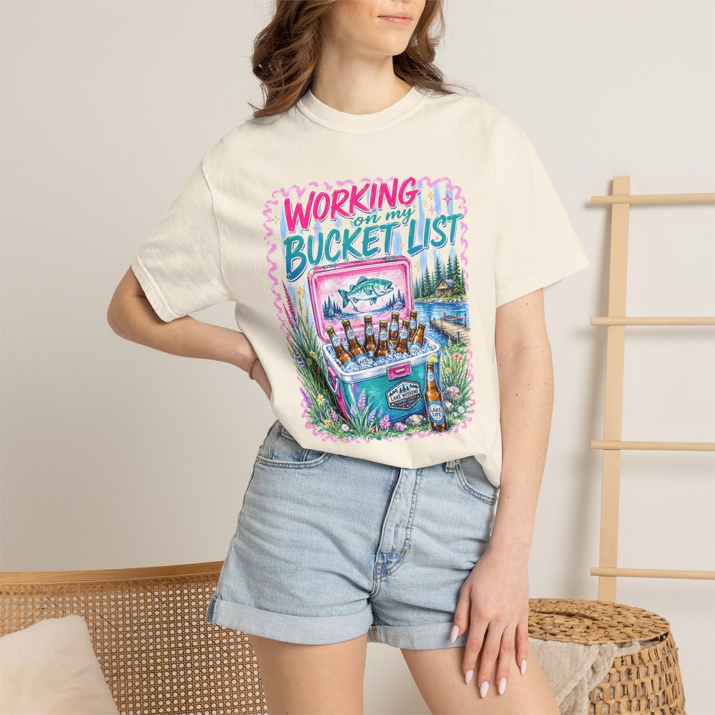 Comfort Colors Working on My Bucket List T-Shirt