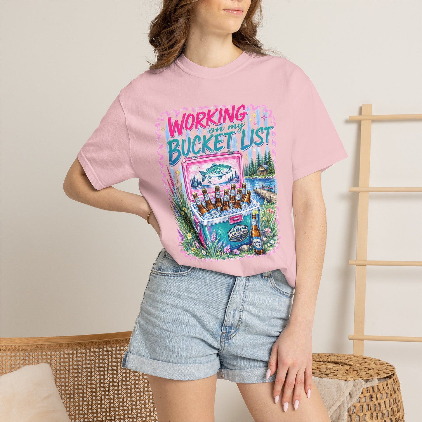 Comfort Colors Working on My Bucket List T-Shirt