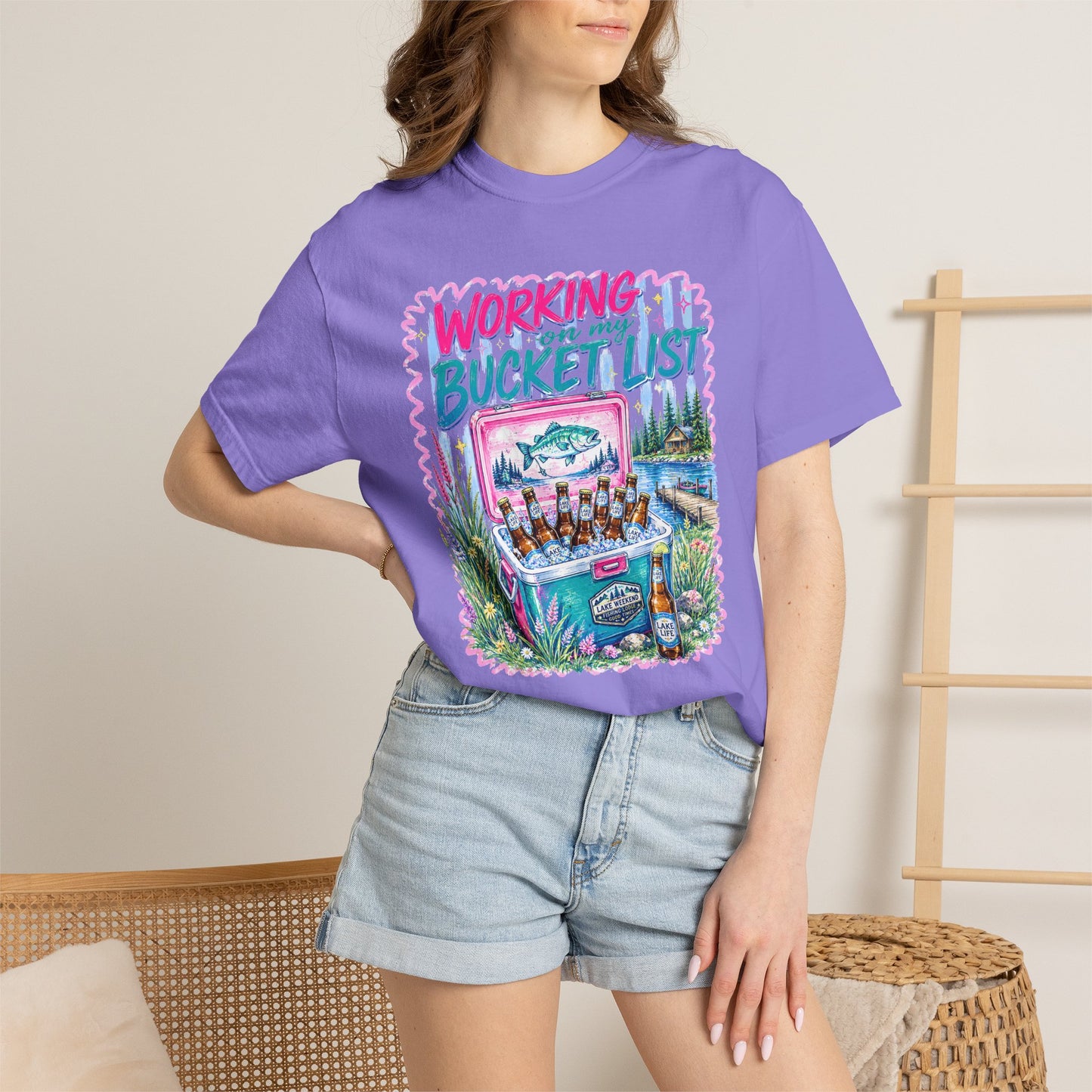 Comfort Colors Working on My Bucket List T-Shirt