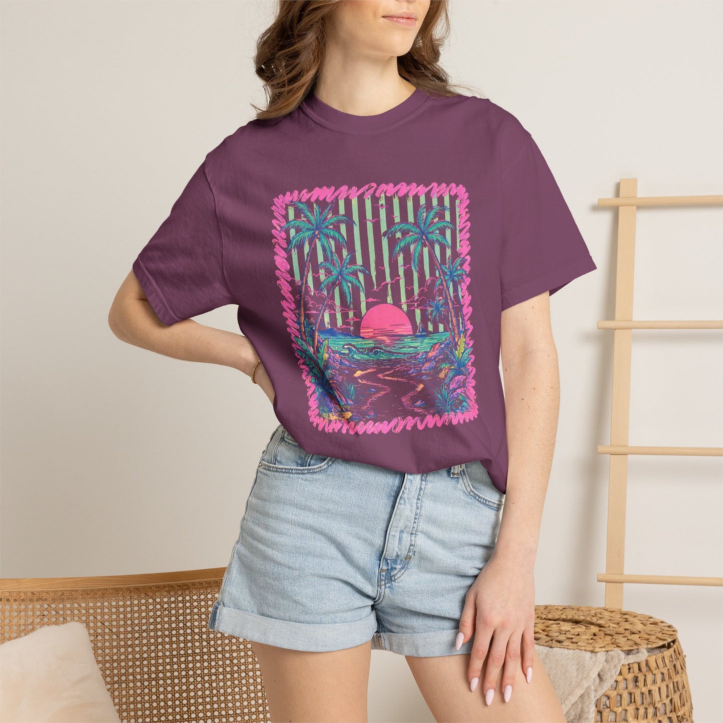 Comfort Colors sunset tee