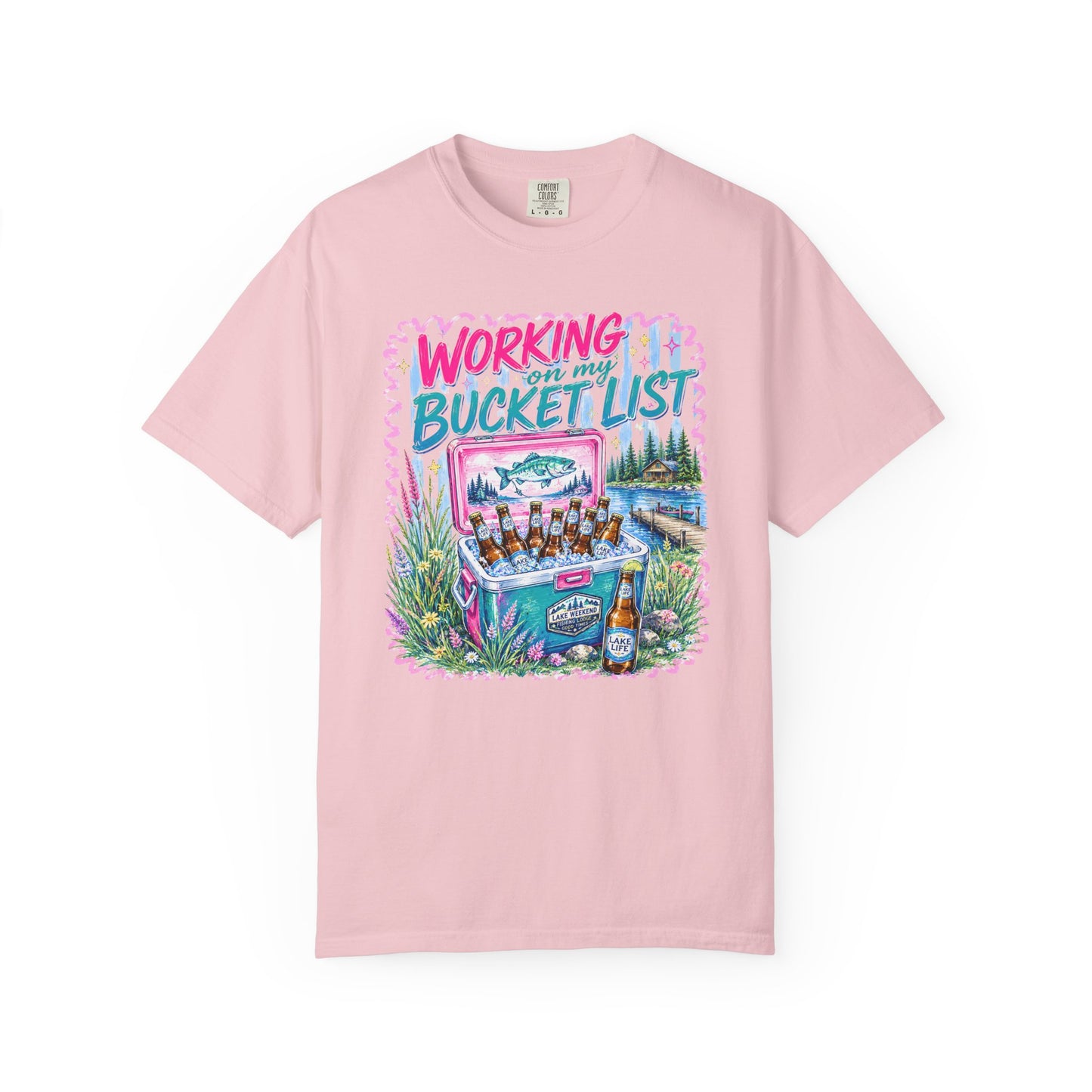 Comfort Colors Working on My Bucket List T-Shirt