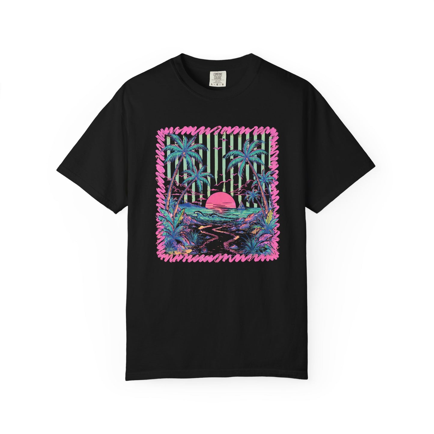 Comfort Colors sunset tee