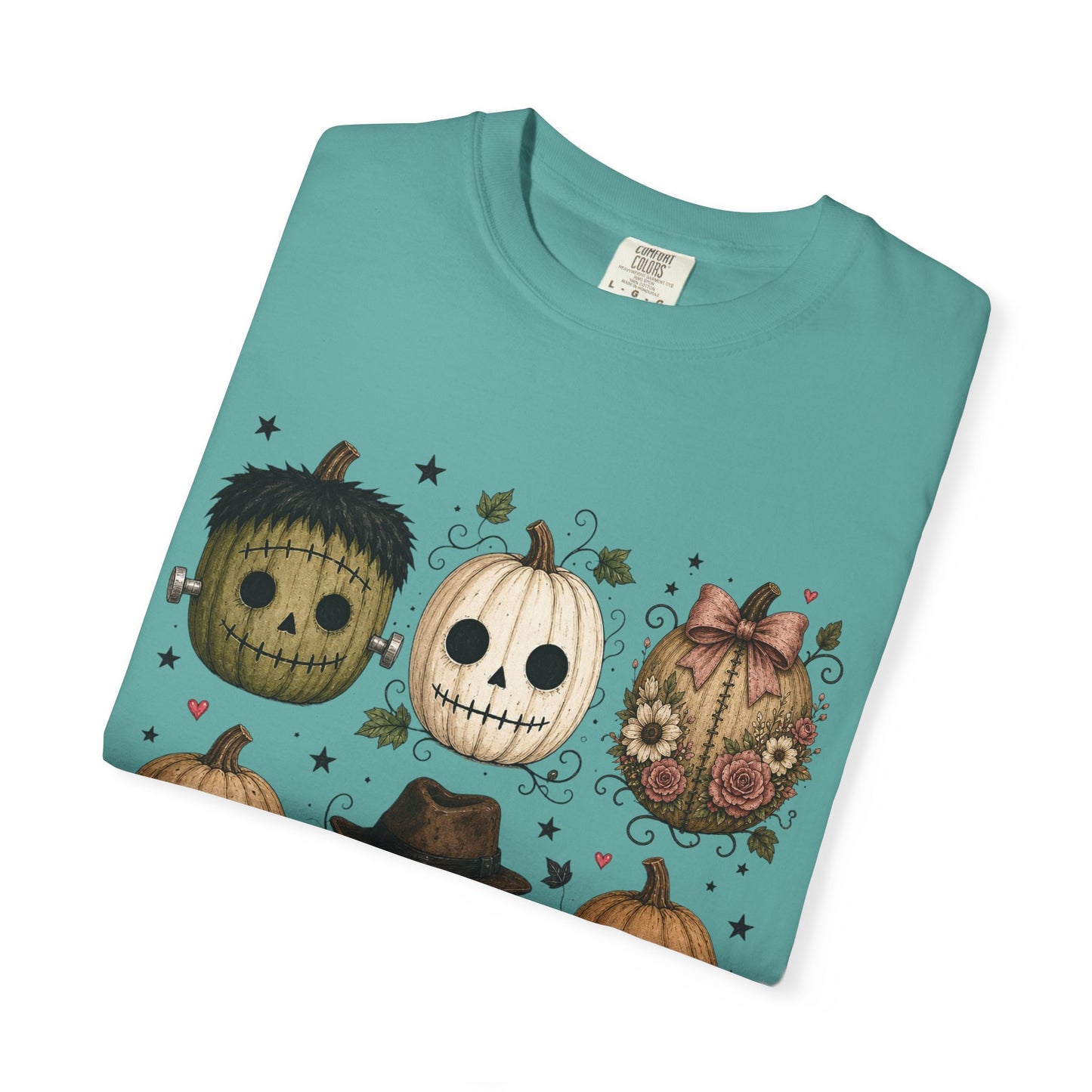 Comfort Colors Halloween Pumpkin Mask T-Shirt