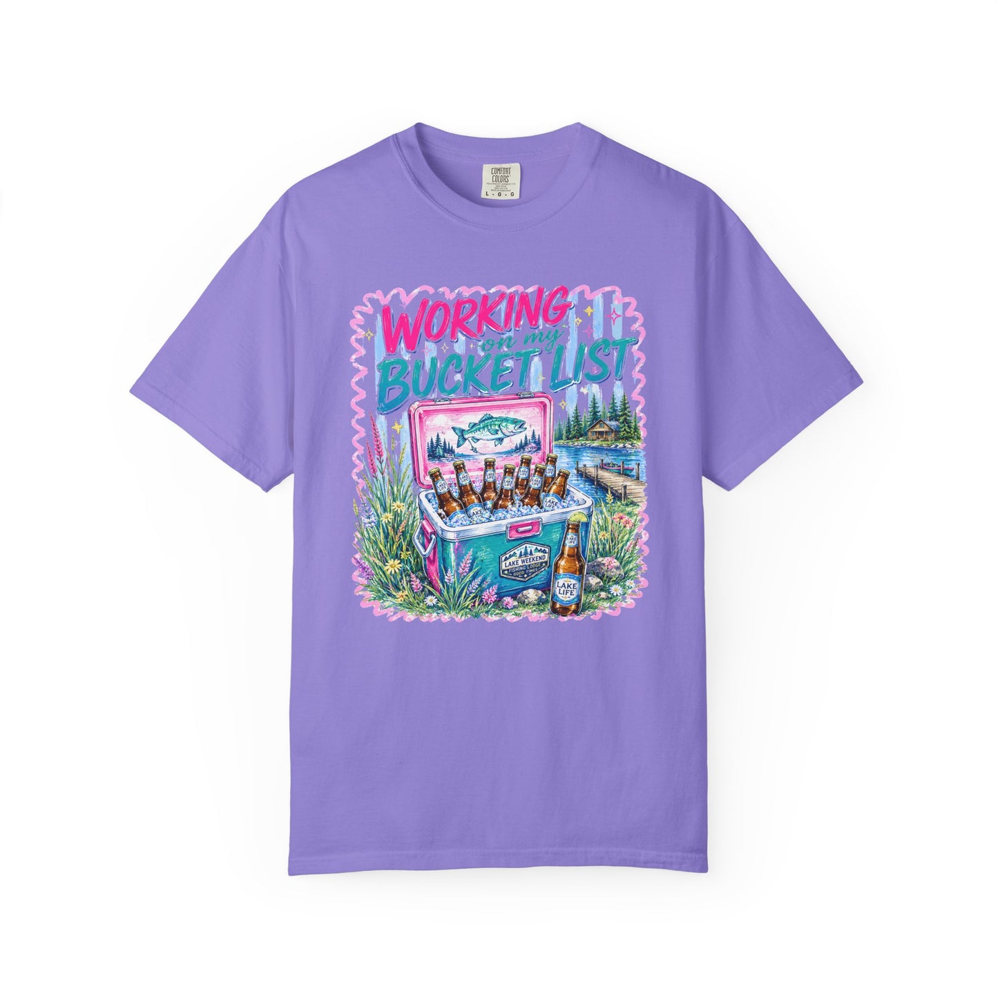 Comfort Colors Working on My Bucket List T-Shirt