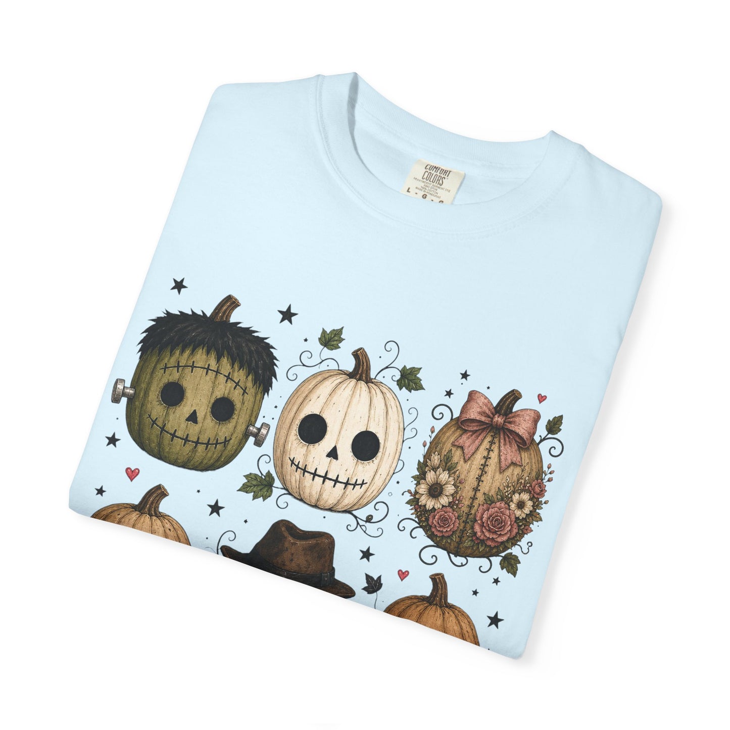 Comfort Colors Halloween Pumpkin Mask T-Shirt