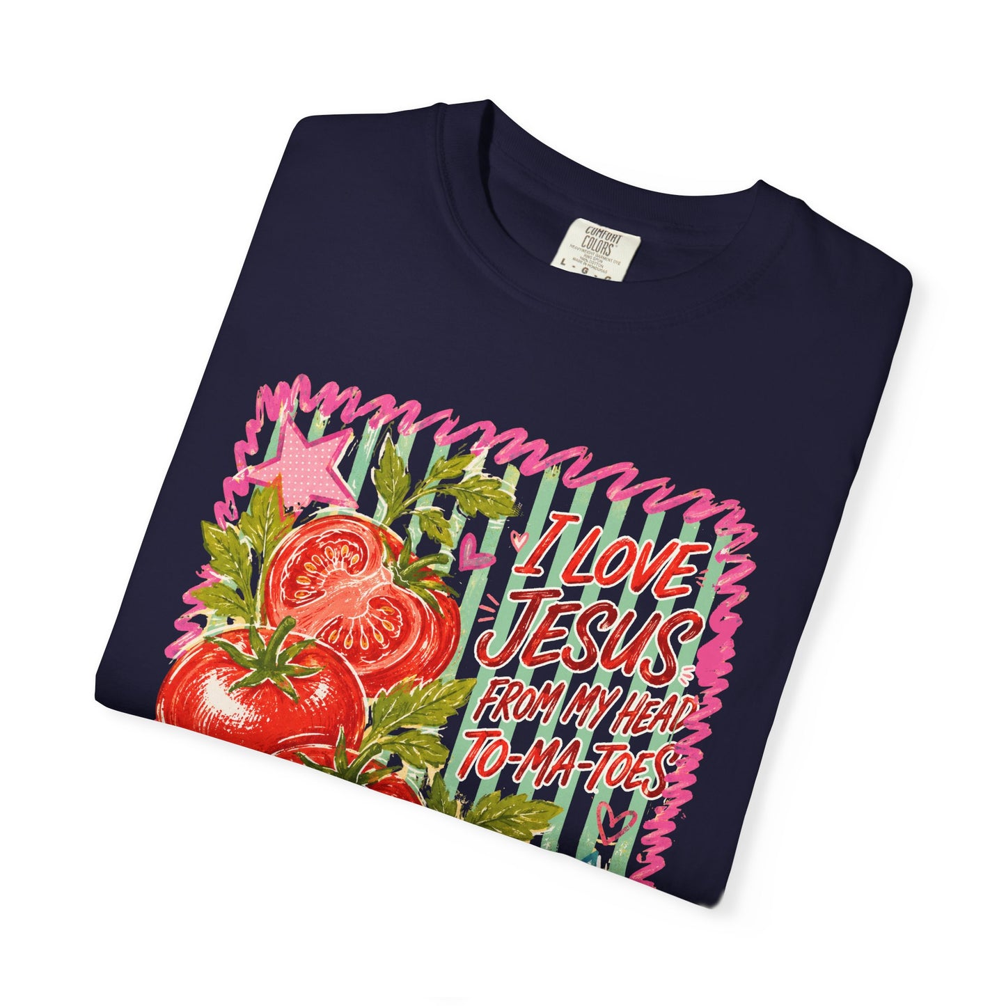 Comfort Colors Jesus Tomato Graphic Tee