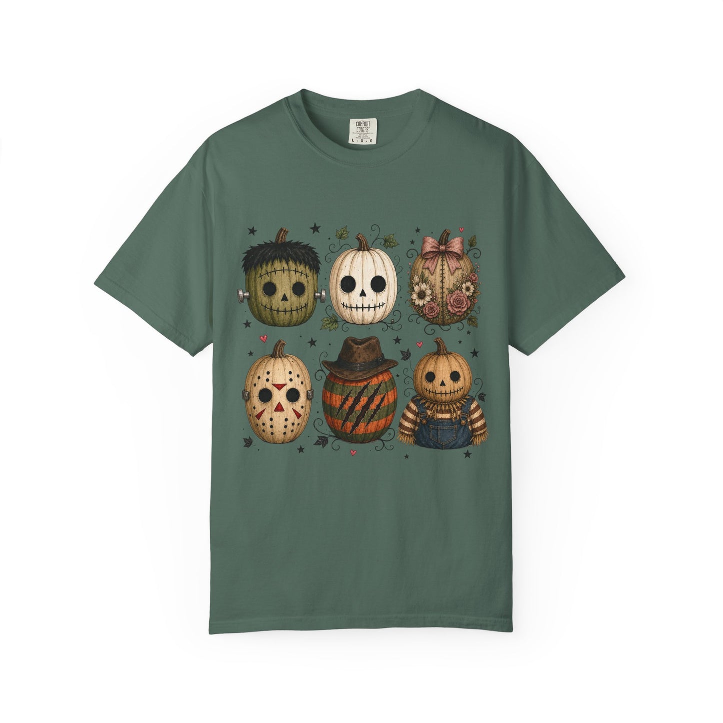 Comfort Colors Halloween Pumpkin Mask T-Shirt