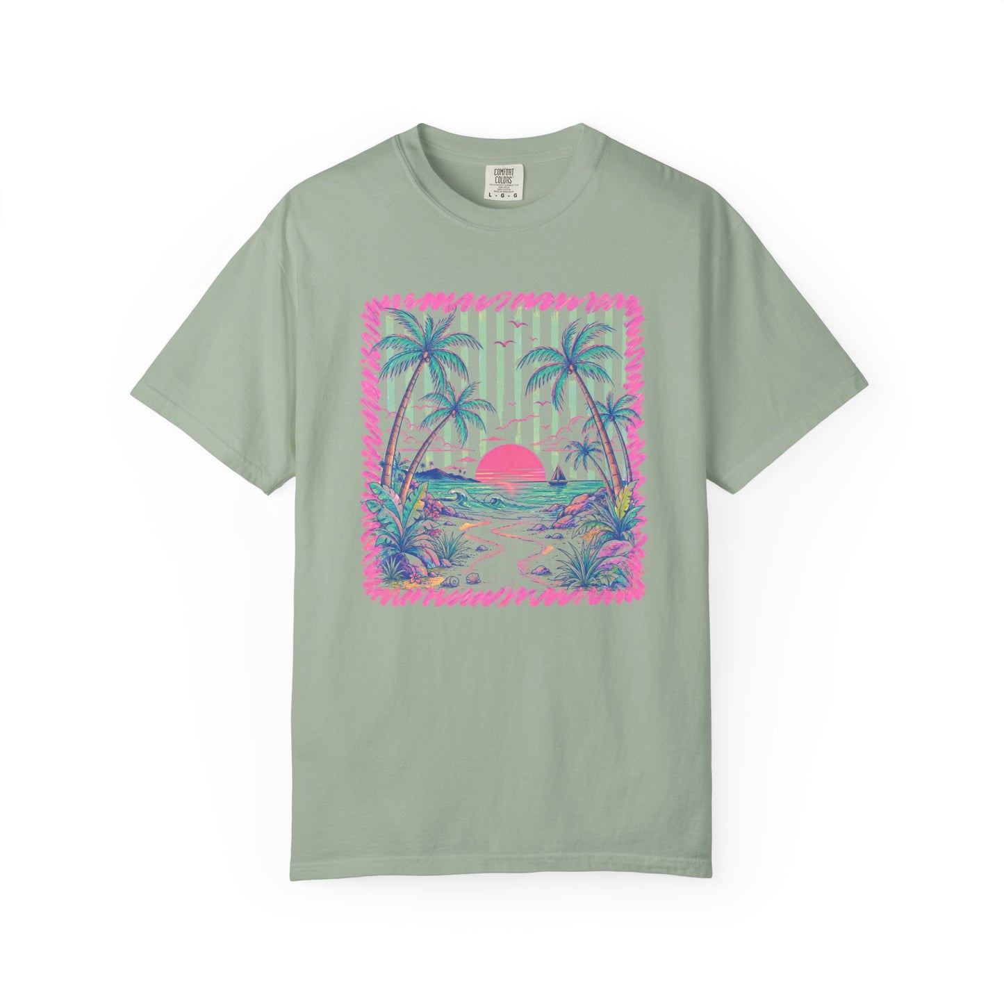 Comfort Colors sunset tee