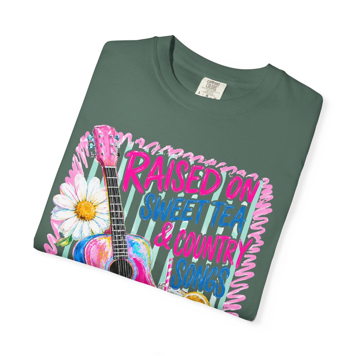 Comfort Colors Raised on Sweet Tea & Country Songs T-Shirt