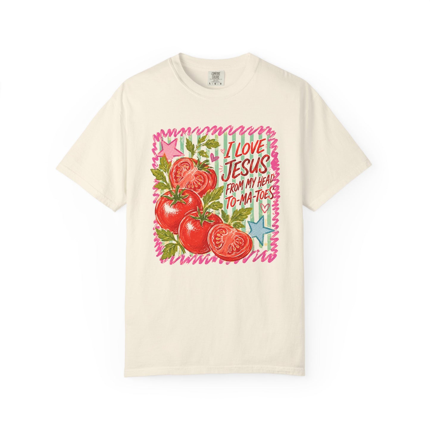 Comfort Colors Jesus Tomato Graphic Tee