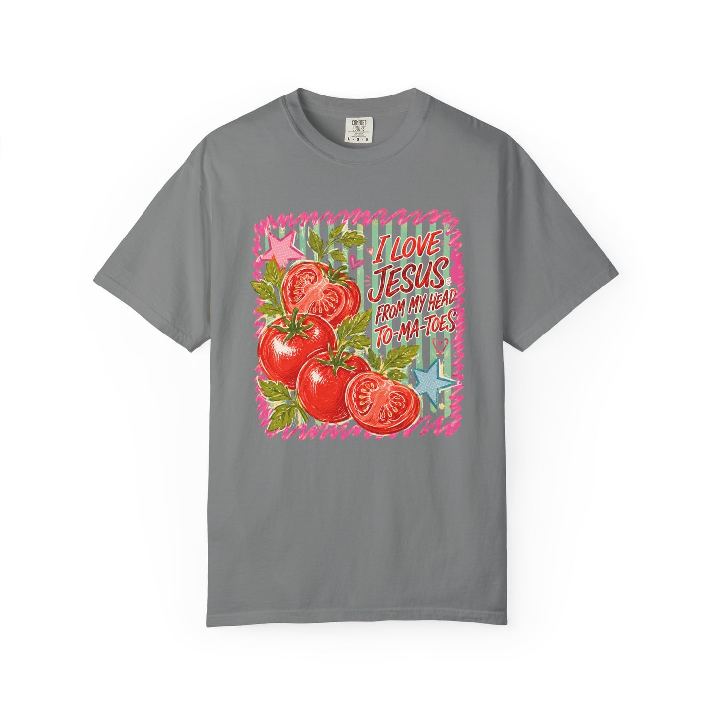 Comfort Colors Jesus Tomato Graphic Tee