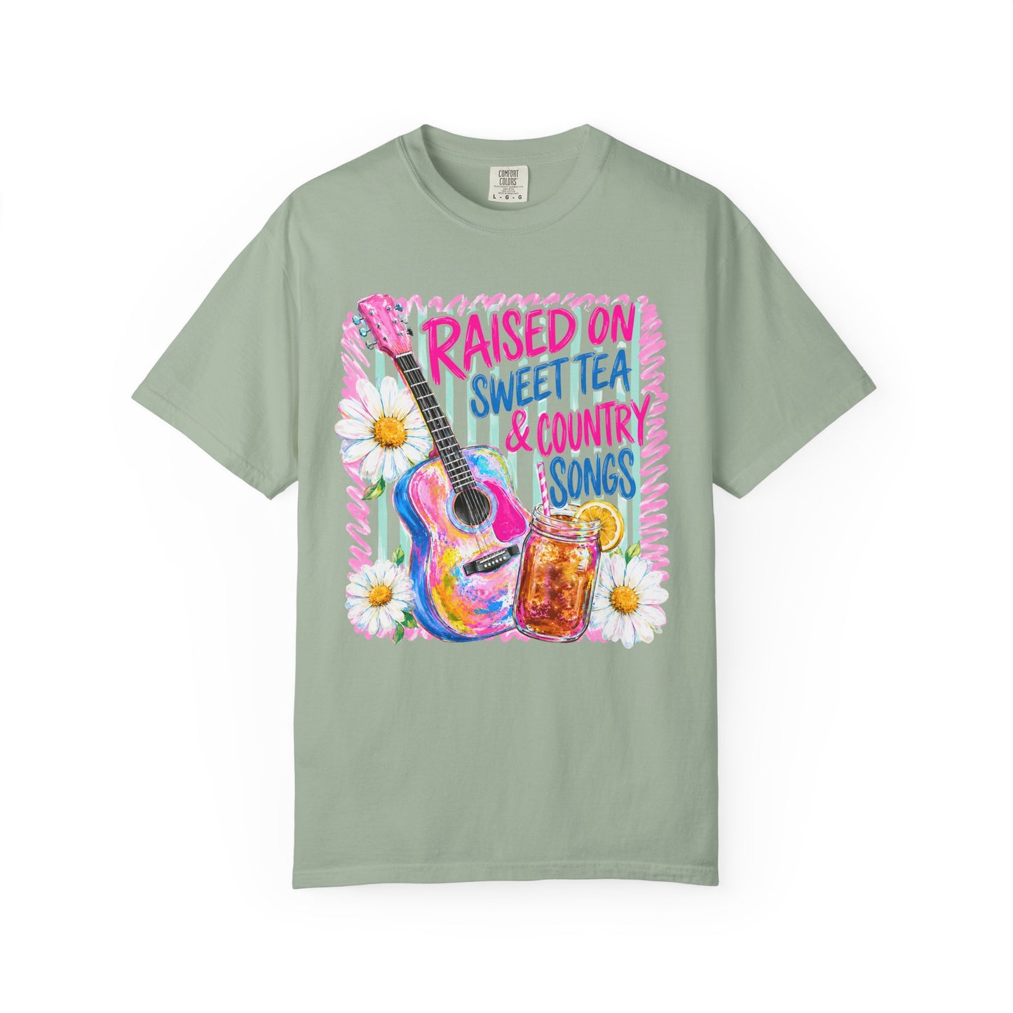 Comfort Colors Raised on Sweet Tea & Country Songs T-Shirt