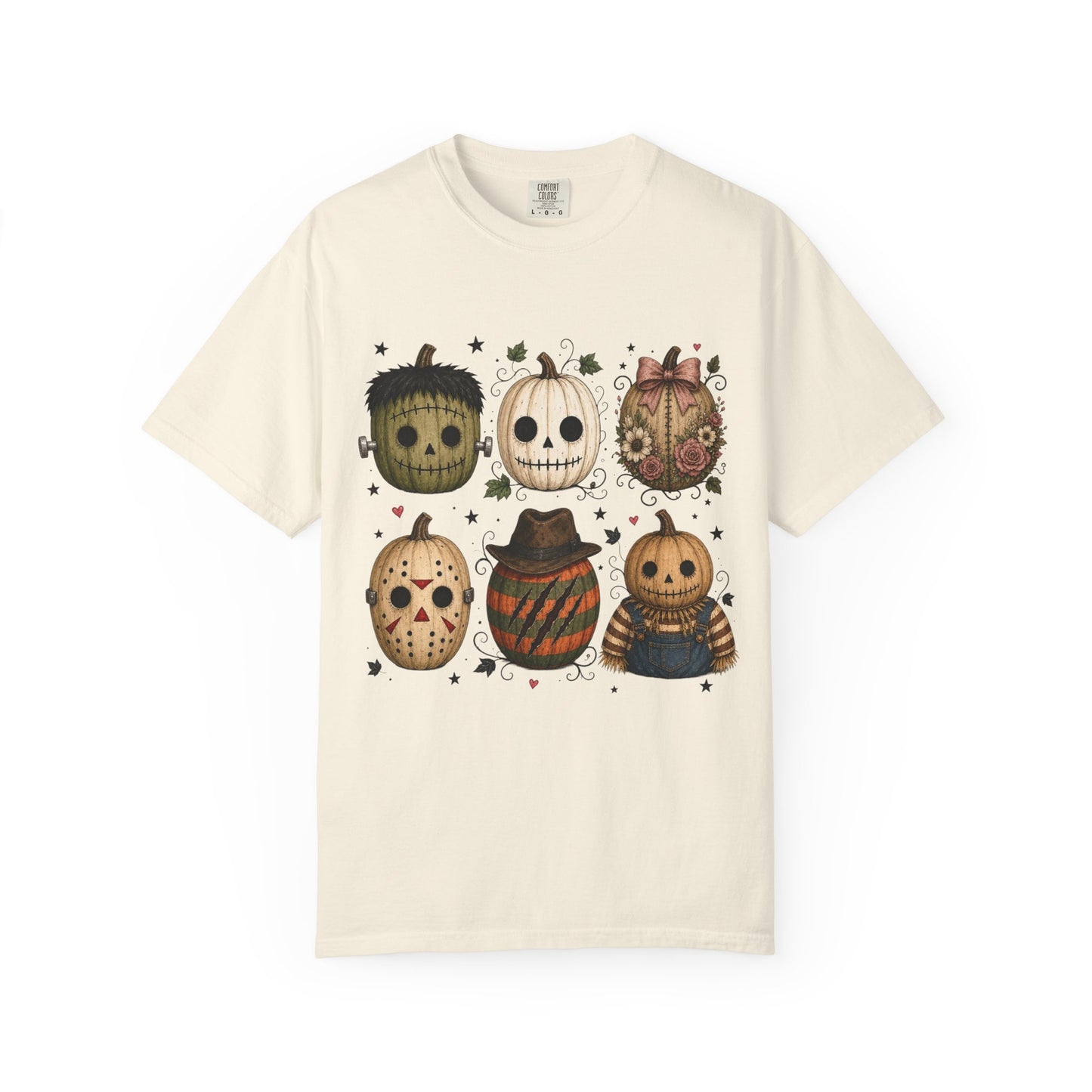 Comfort Colors Halloween Pumpkin Mask T-Shirt