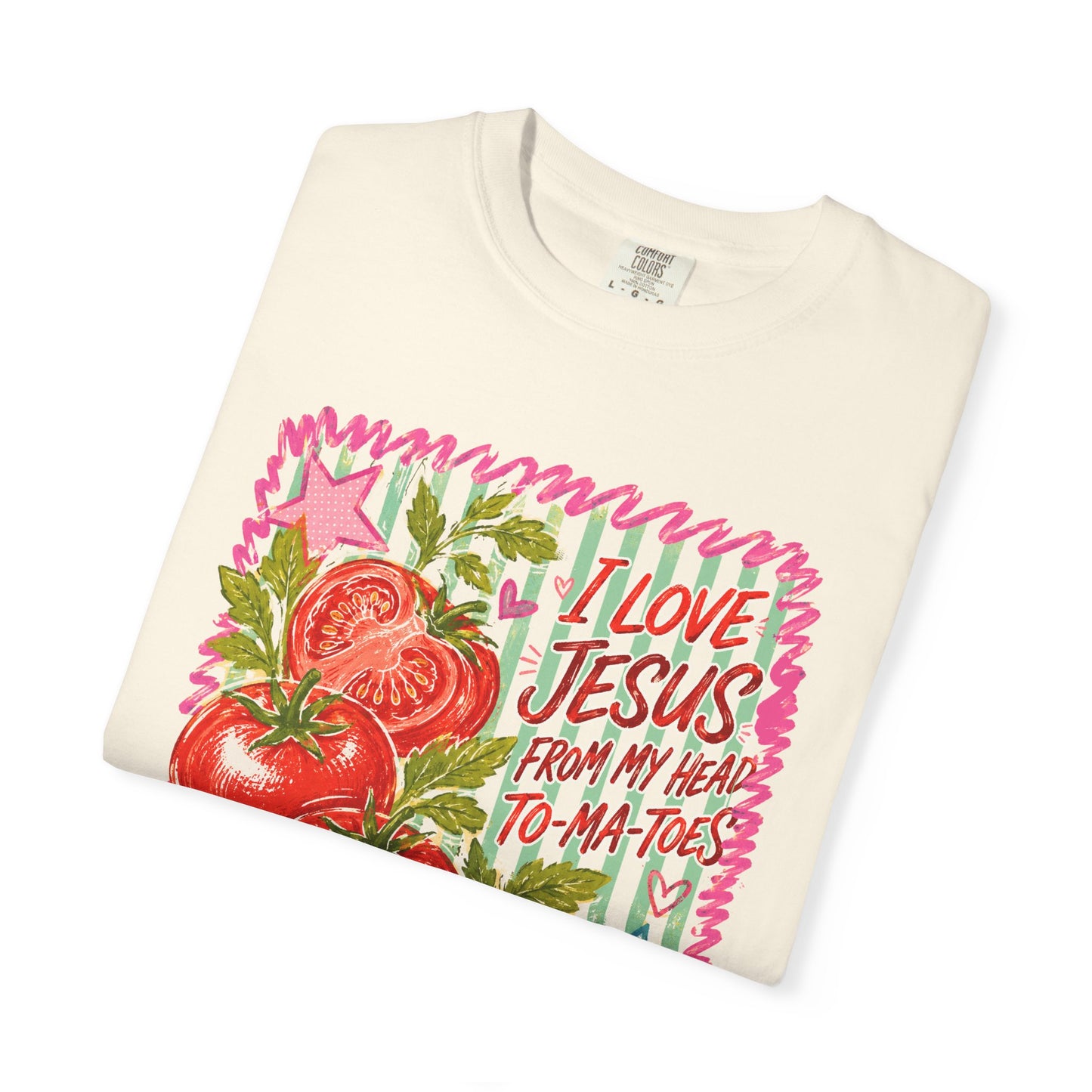 Comfort Colors Jesus Tomato Graphic Tee