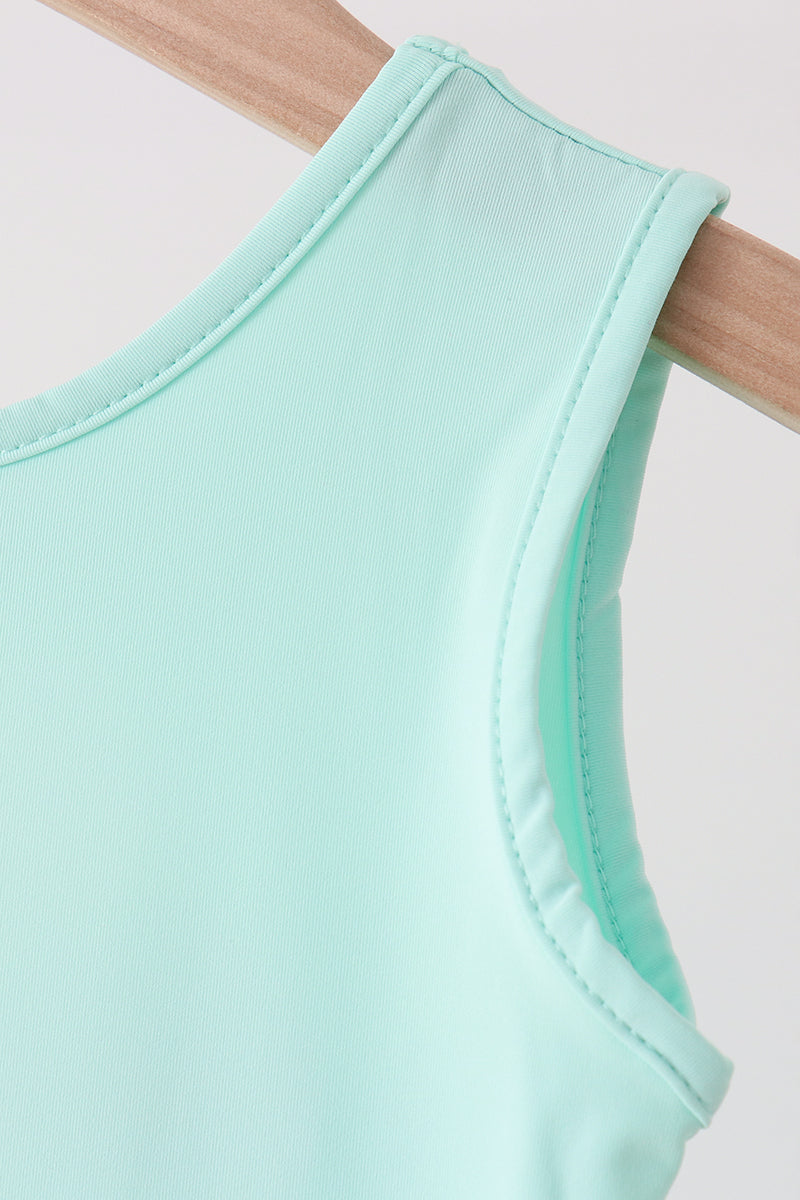 Mint Scalloped Dress