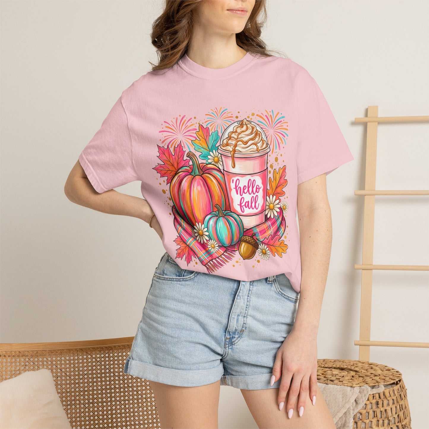 Hello Fall Pumpkin Latte T-Shirt