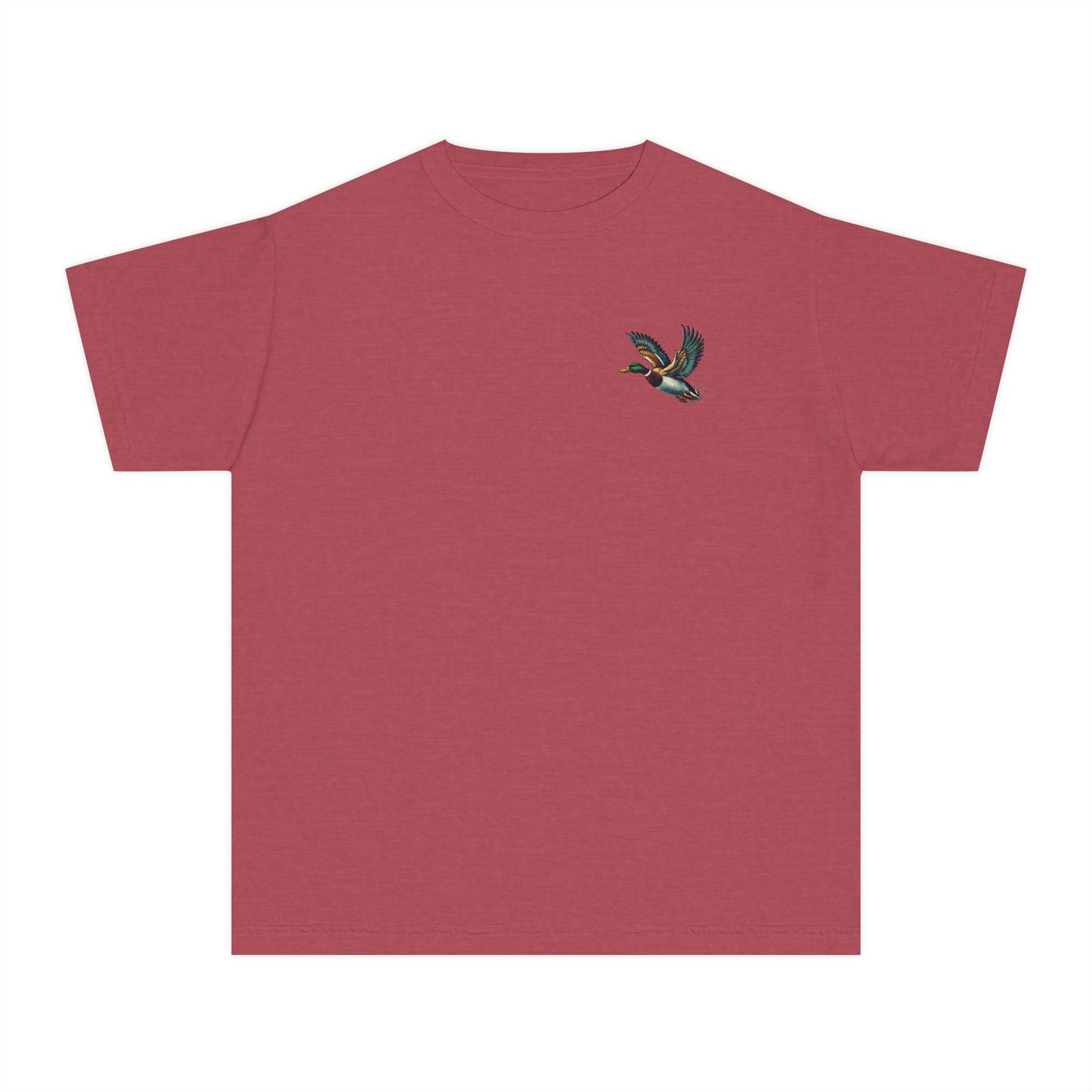 Youth Comfort Colors Vintage Duck Hunting Scene with Pointing Spaniel